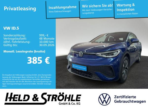 Volkswagen ID.5 Pure IQ-LED NAV KAM SHZ WÄPU 19" APP DAB+ image