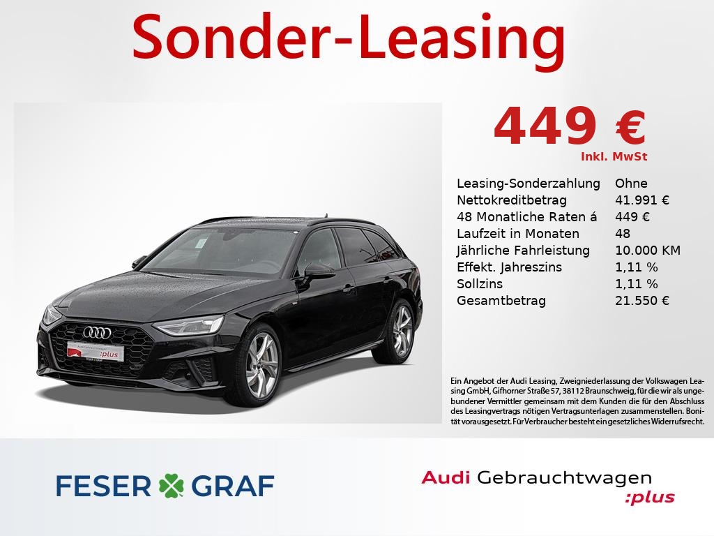 Audi A4 Av 45TDI-Sonderleasing NUR noch bis 30.06 !!! image