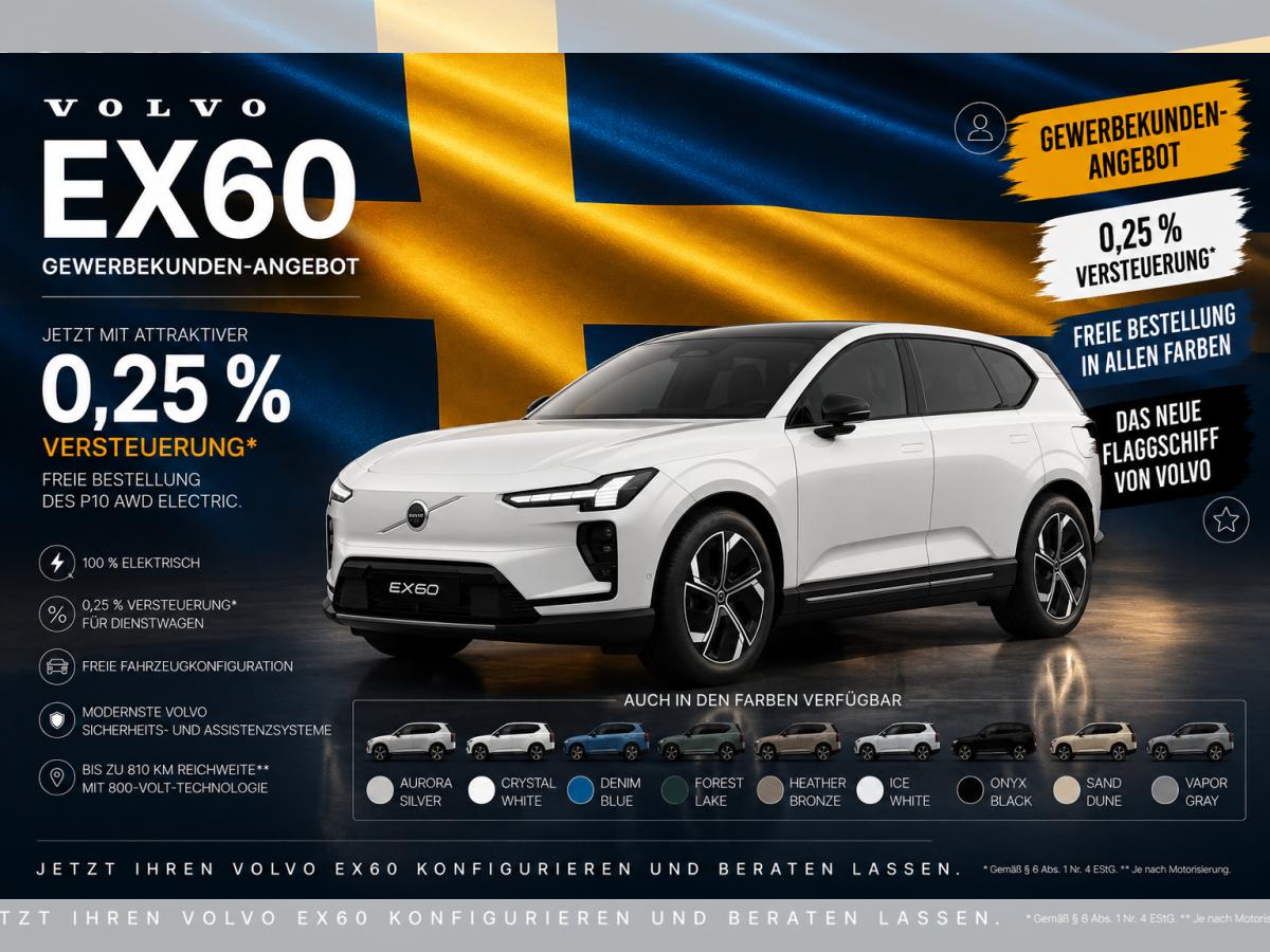 Volvo EX60 ❗P10 AWD electric Plus|0,25% Versteuerung|⚡800Volt|510PS|660km image