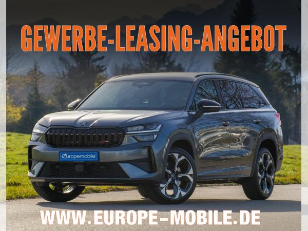 Skoda Kodiaq „GEWERBE“ RS TOP 2.0 TSI 195kW 4x4 DSG (UVP 66.009€) 7-SITZE/PANO/MATRIX/TRAILER/WINTER/360/CANTON/ image