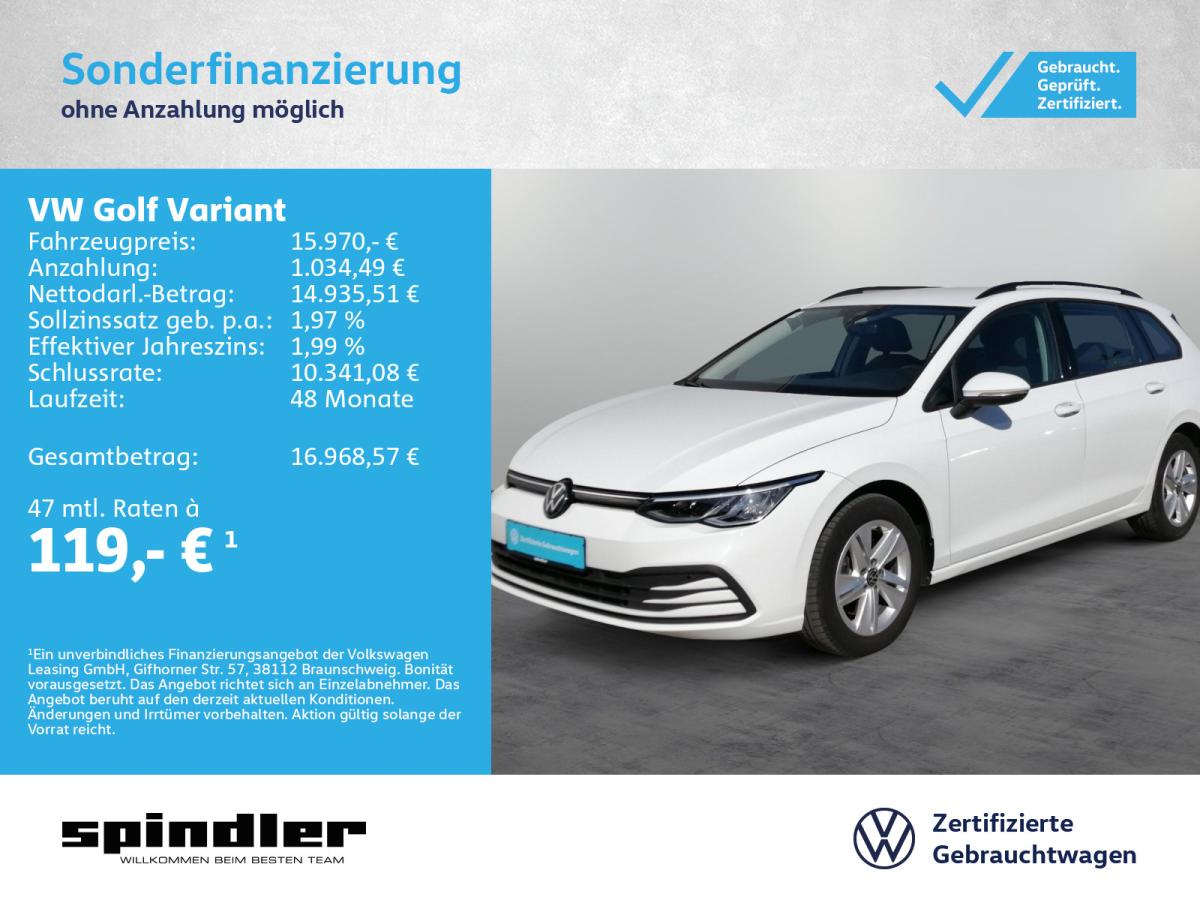Volkswagen Golf Variant Life 2.0 TDI Navi CarPlay LED SHZ image