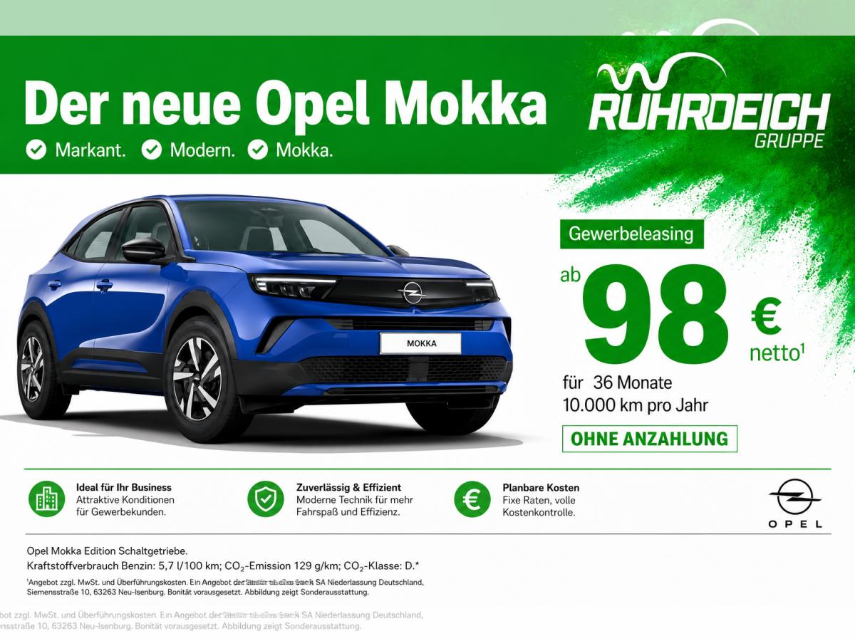 Opel Mokka Automatik 🛠️GEWERBE-BESTELLFAHRZEUG🛠️ image
