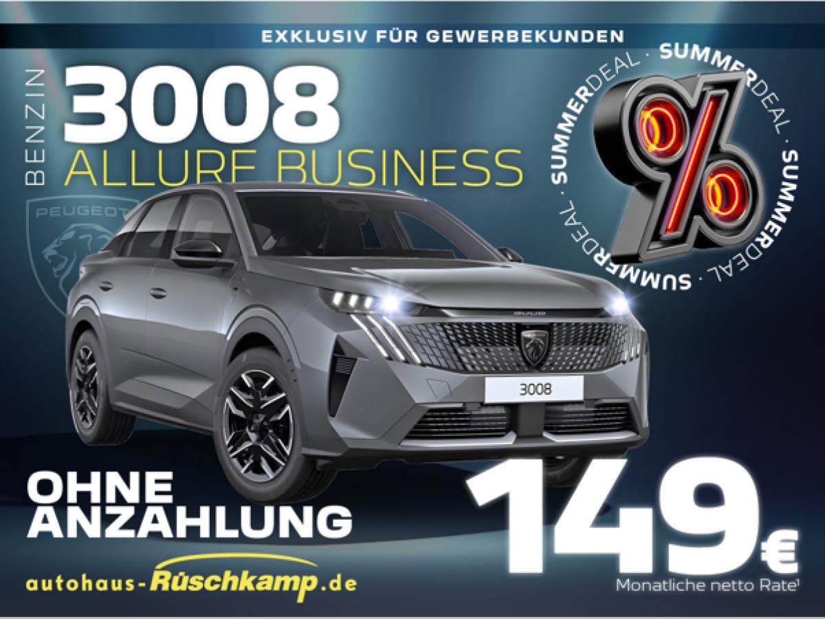 Peugeot 3008 Allure Business mit Allwetterreifen 🔥Hot-Sommer-Deal🔥 image