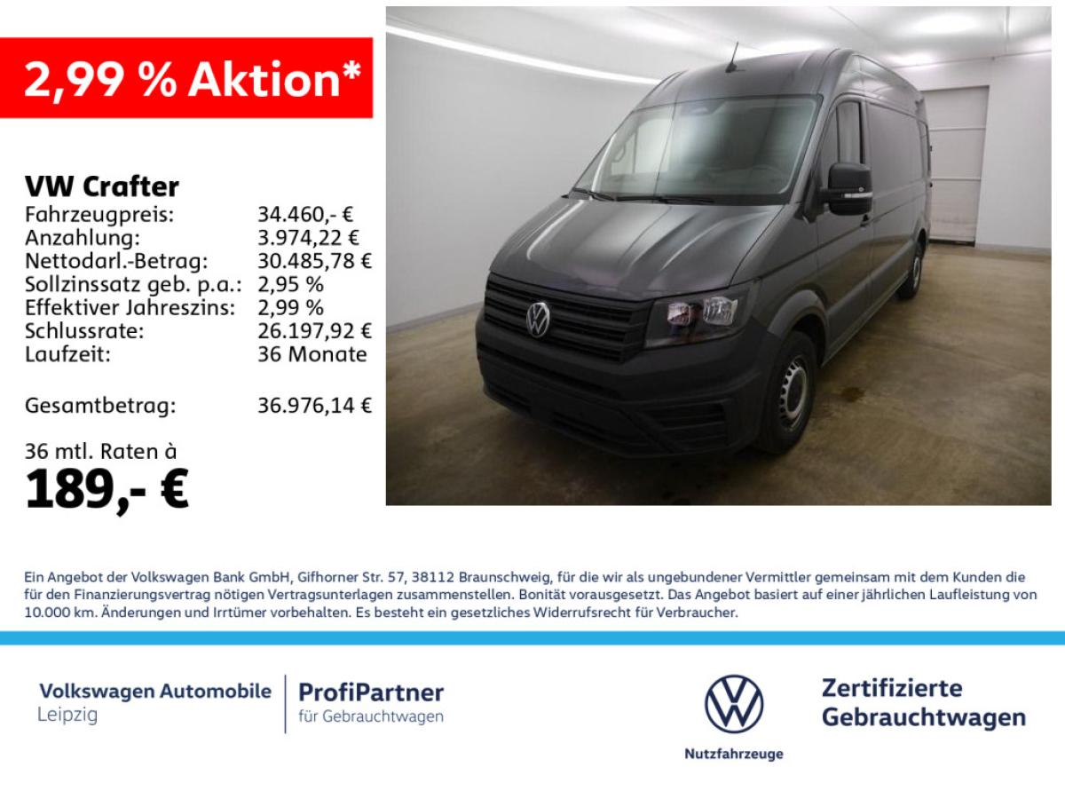 Volkswagen Crafter 35 TDI HD MR *Vorb.AHK*Einparkhilfe*SHZ image
