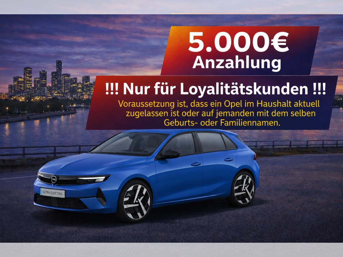 Opel Astra 💥🚀🔋!Nur für Loyalitätskunden!*5.000€ Anzahlung*Bestellfahrzeug*🔋💥🚀 image