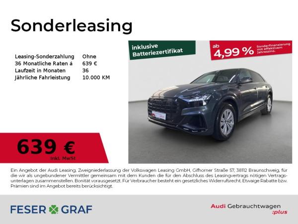 Audi Q8 S line 55 TFSI e B&O HD Matrix RFK ACC Memory image