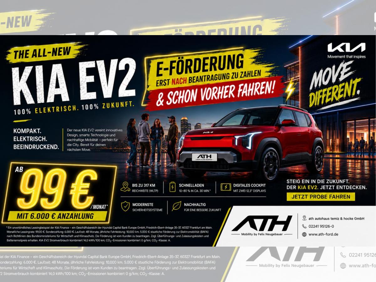 Kia EV2 Air -Ausstattung auf Bestellung  nur für kurze Zeit!!! image