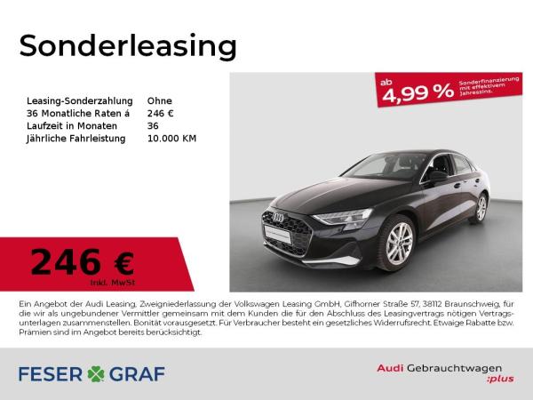 Audi A3 Limousine advanced virt.Cockpit/LED/18/navi image