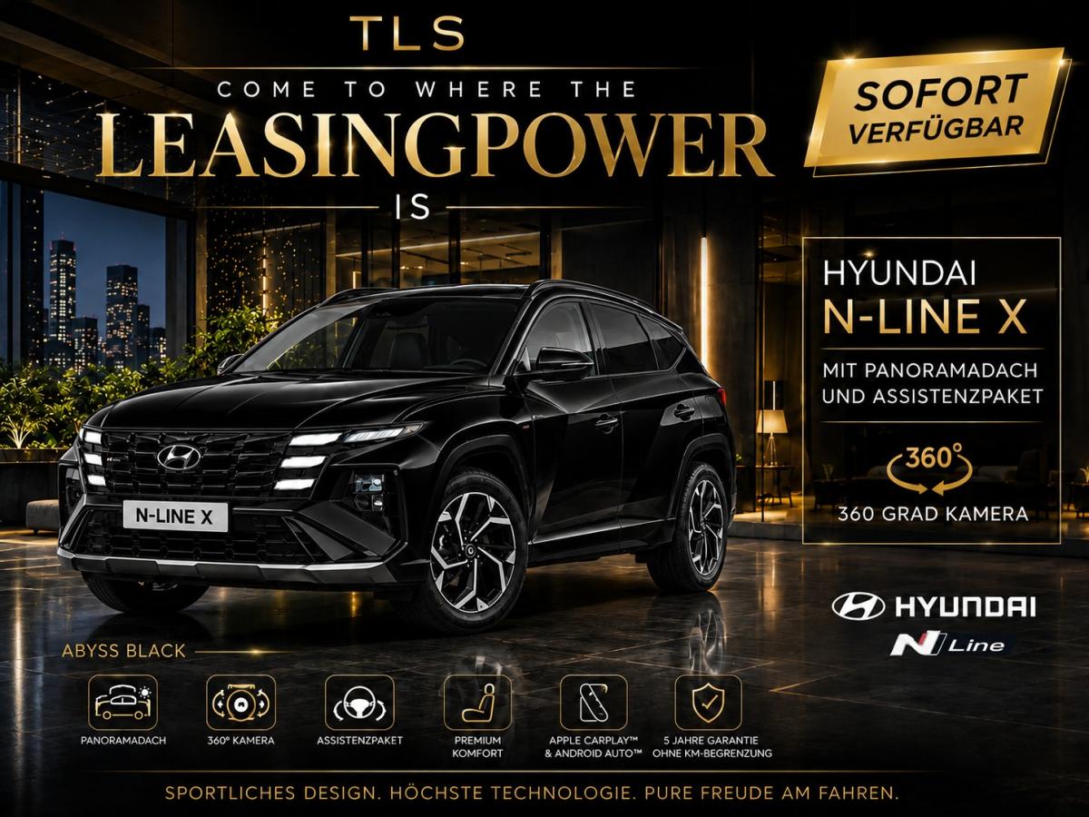 Hyundai TUCSON N-Line X *PRIVATKUNDEN* Abyss Black Pano, Assistenz-Paket 360Grad  Automatik Head Up, Krell Sound image