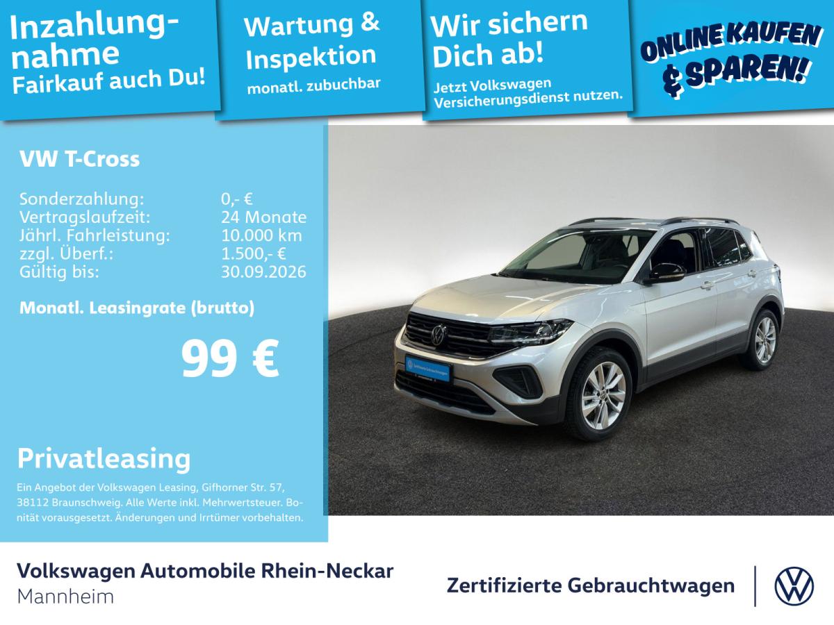 Volkswagen T-Cross Goal 1.0 TSI Navi LED Einparkhilfe UVM image