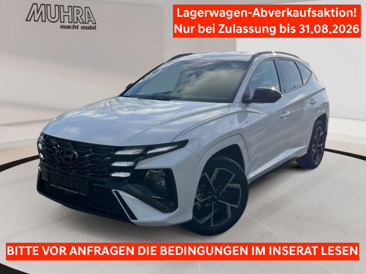 Hyundai TUCSON 1.6 180PS 4WD N LINE NAVI LED 19" | Zulassung bis 31.08.26 image