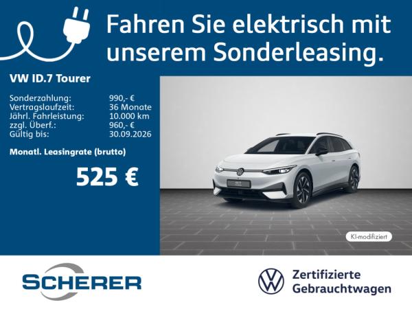 Volkswagen ID.7 Tourer Pro 82kWh WÄPU IQ.LIGHT NAVI AHK 360° ACC SHZ image