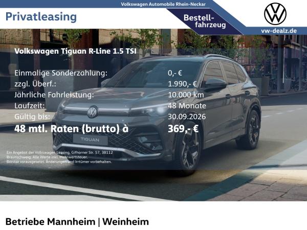 Volkswagen Tiguan R-Line 1.5 TSI DSG Klima ALU LED DAB image
