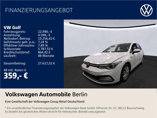Volkswagen Golf VIII 2.0TDI DSG Style Navi LED-Plus PDC SHZ image