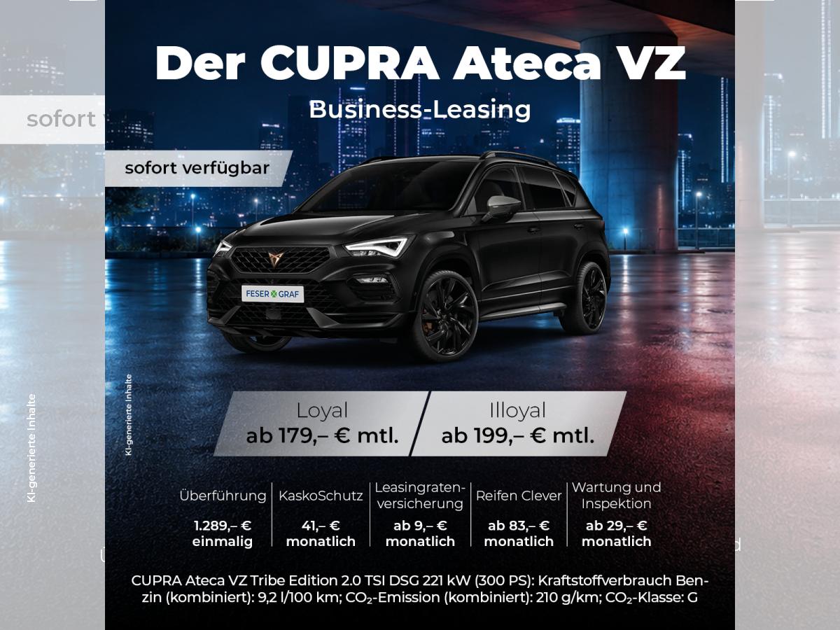 Cupra Ateca 2.0 TSI 221kW VZ Tribe Edition 🔥SOFORT VERFÜGBAR - ZULASSUNGSPFLICHT BIS 30.09.🔥 image