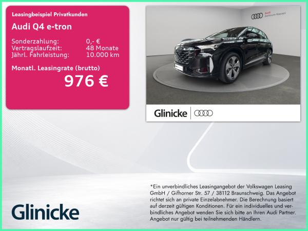 Audi Q4 e-tron FZ Q4 Sportback 50 e-tron edition one geysirblau quattro