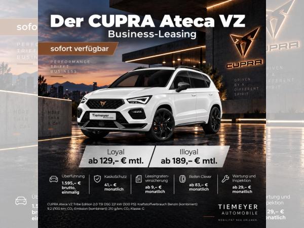 Cupra Ateca 2.0 TSI DSG - VZ 4DRIVE ***38% Nachlass!!!*** image