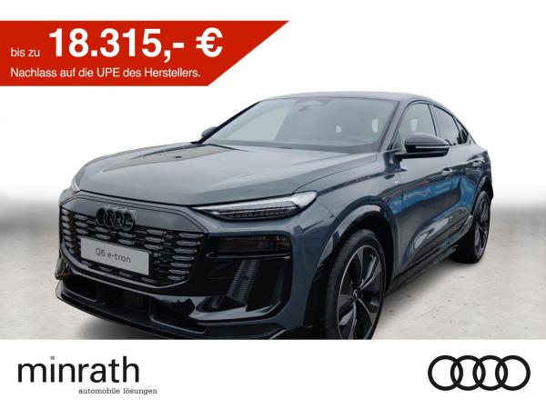 Audi Q6 e-tron SPORTBACK S-LINE BUSINESS QUATTRO TECH-PRO LUFTFEDERUNG PANO HUD MATRIX B&O BEIFAHRERDISPL. image