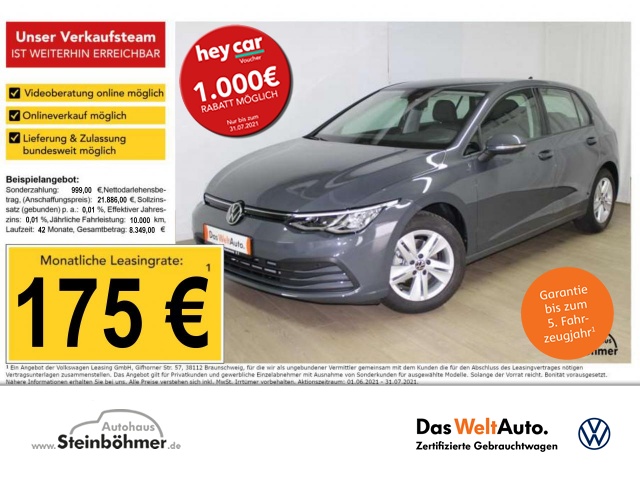 VW Golf VIII  1.5 TSI ACT Life