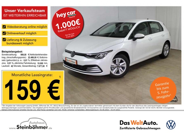 VW Golf VIII  1.5 TSI ACT Style