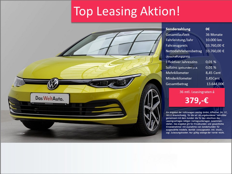 VW Golf VIII  Variant 2.0 TDI SCR Style DSG