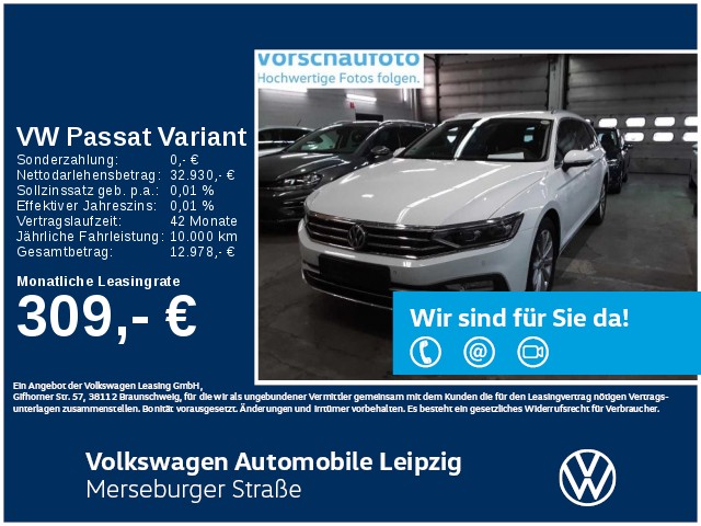 VW Passat B8  Variant 2.0 TDI SCR Elegance DSG