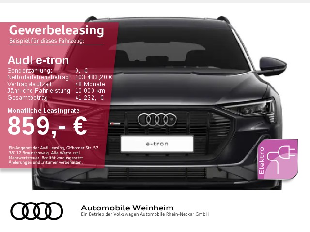 Audi e-tron GE  55 S line black edition quattro