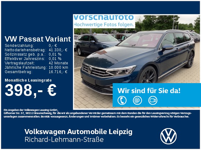 Volkswagen Passat Variant Elegance 2.0 TDI SCR DSG R-Line image