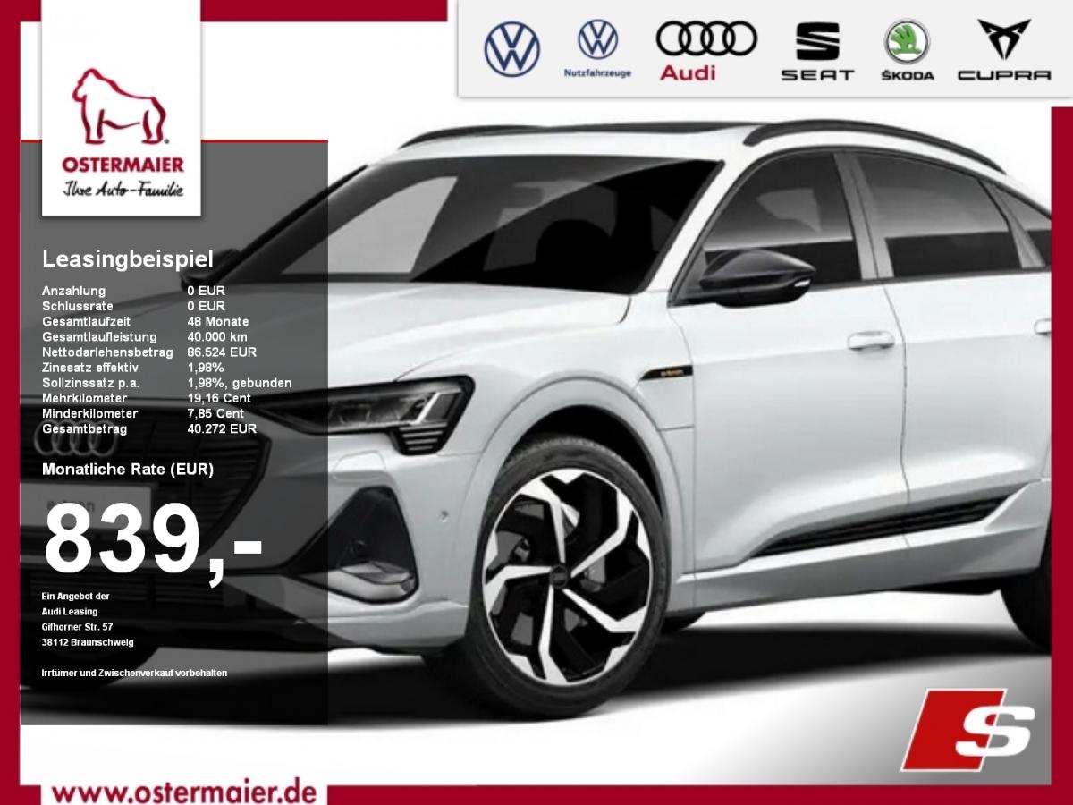 Audi e-tron GE  Sportback 55 S line black edition quattro