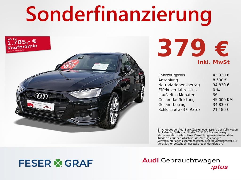 Audi A4 B9  Avant 50 TDI advanced quattro tiptronic