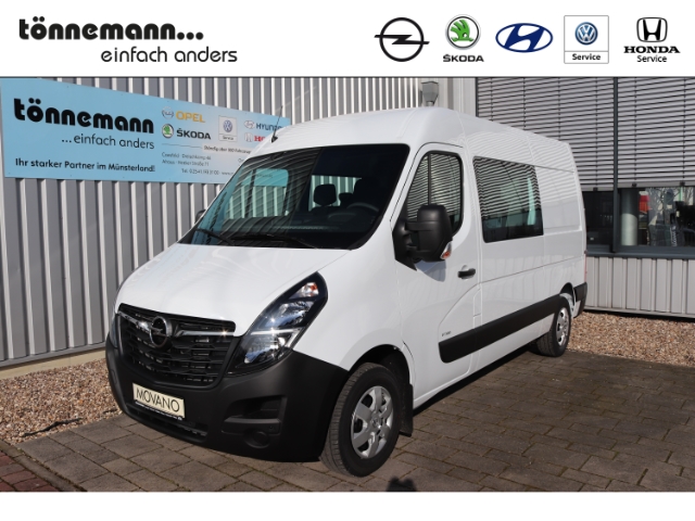 Opel Movano B DOPPELKABINE+NAVI+RÜCKFAHRKAMERA+GEWERBEANGEBOT+ALLWETTERREIFEN image