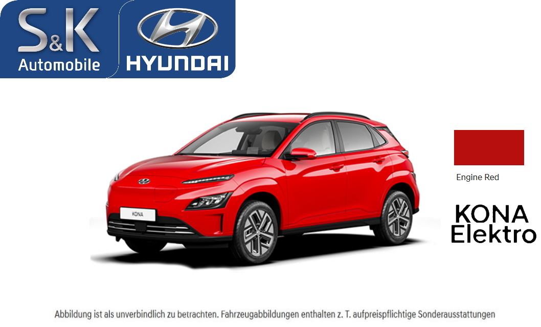 Hyundai Kona Elektro Select 150kW 204PS Modell 2021 64kWh Akku 484km Reichweite image