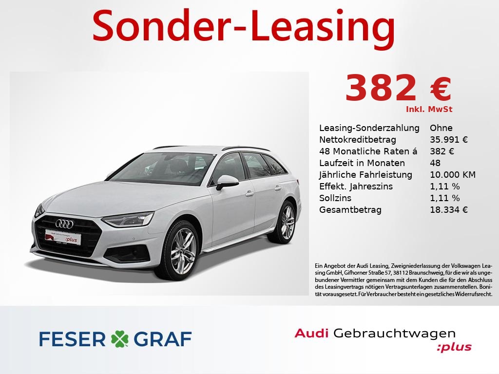 Audi A4 Av 40TDI-Sonderleasing NUR noch bis 30.06 !!! image