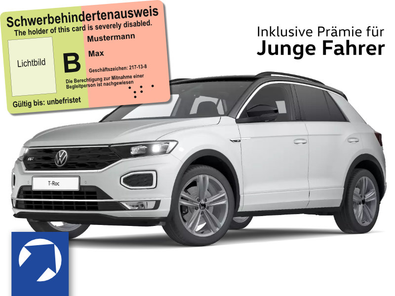 Volkswagen T-Roc Sport "R-LINE" 2.0 TSI OPF 4MOTION DSG AHK *Behindertenangebot und Fahrer U21 nur bis 30.06.* image