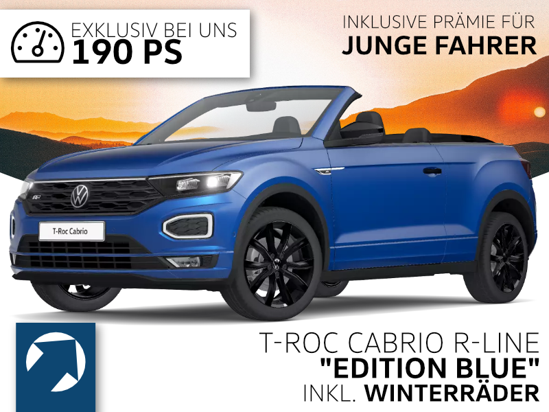 Volkswagen T-Roc Cabrio R-Line "Edition Blue" 1.5 TSI (190 PS) DSG*Angebot f. junge Fahrer image