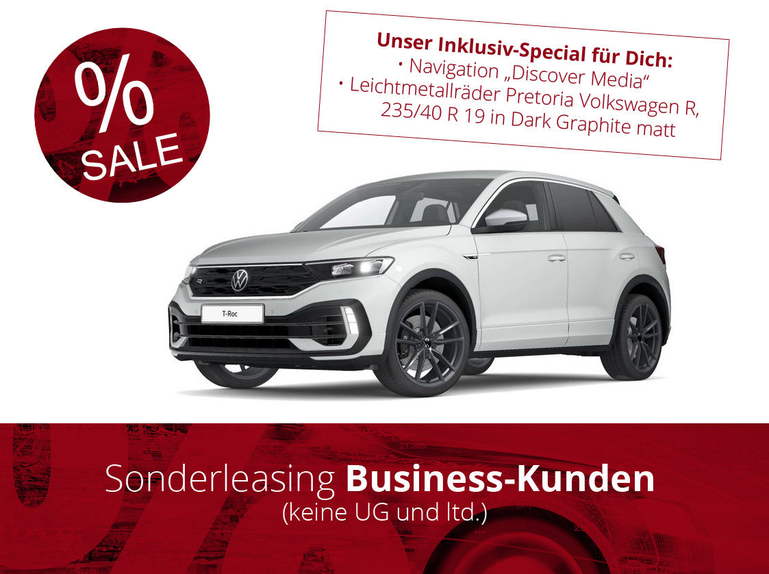 Volkswagen T-Roc R | 300 PS | ab 245,- € | Business-Angebot image