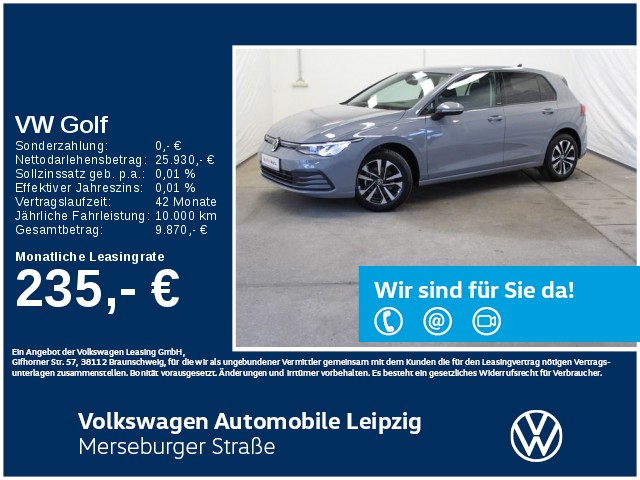 VW Golf VIII  1.5 TSI ACT UNITED