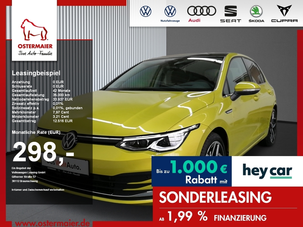 VW Golf VIII  2.0 TDI SCR ACTIVE DSG
