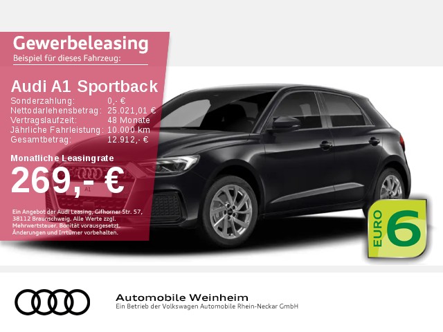 Audi A1 GB  Sportback 30 TFSI advanced S tronic