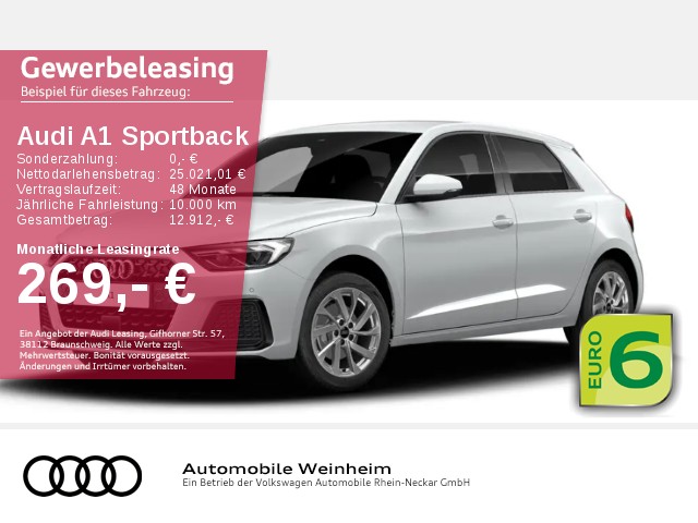 Audi A1 GB  Sportback 30 TFSI advanced S tronic