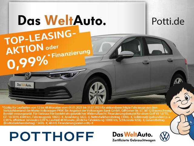 VW Golf VIII  1.5 TSI ACT Life