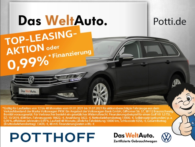 VW Passat B8  Variant 2.0 TDI SCR Business DSG