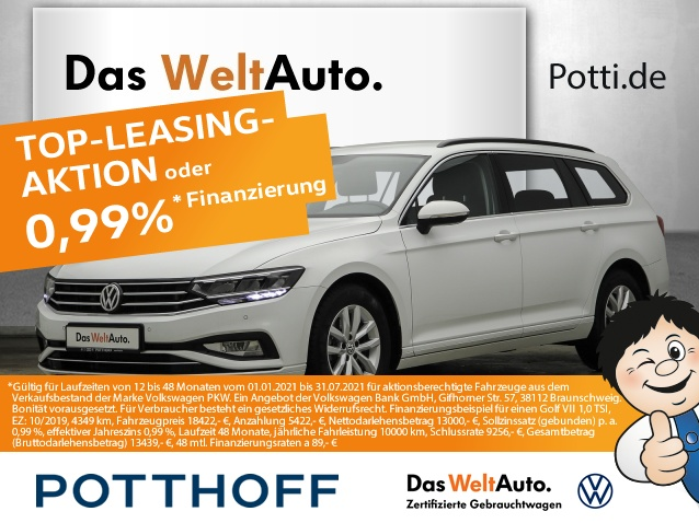 VW Passat B8  Variant 1.5 TSI OPF Business DSG