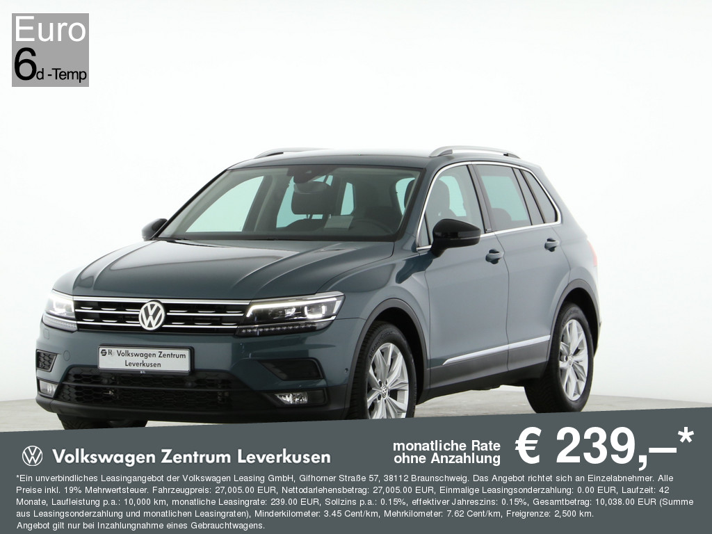 Volkswagen Tiguan 2.0 TDI "IQ.DRIVE" ab mtl. 239€¹ DSG NAVI LED AHK HUD ASSIST (Nur bei Inzahlungnahme) image
