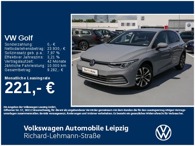 VW Golf VIII  Variant 1.0 TSI Life