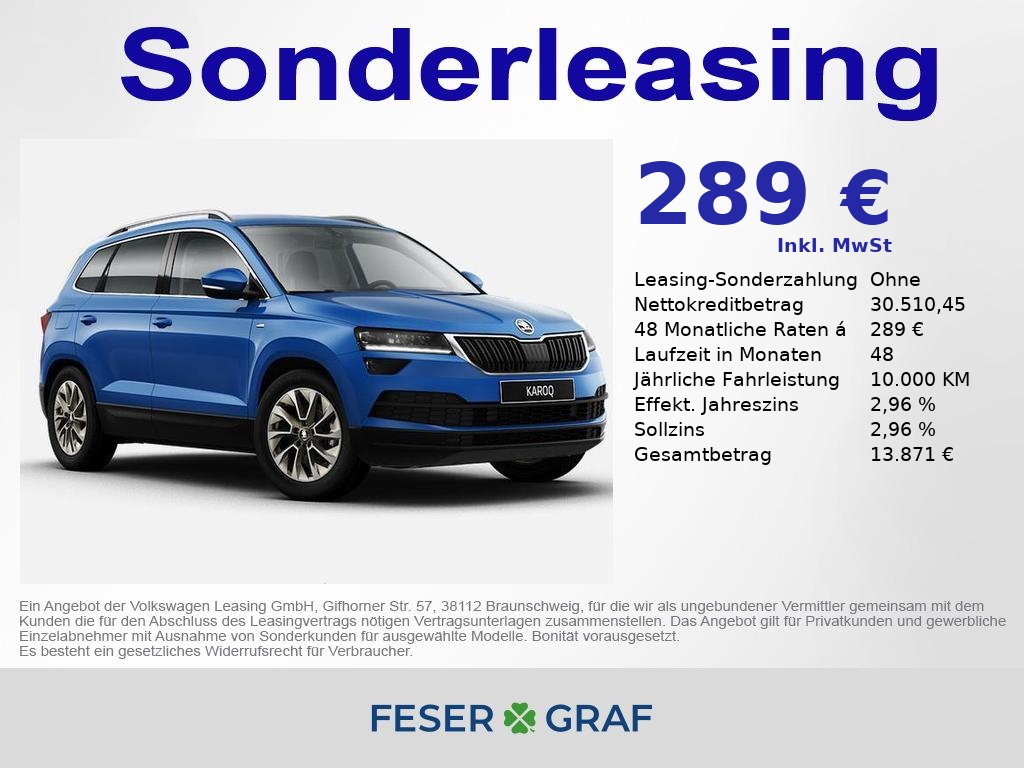 Skoda Karoq 2.0TDI DSG 4x4 Clever*frei konfigurierbar* image
