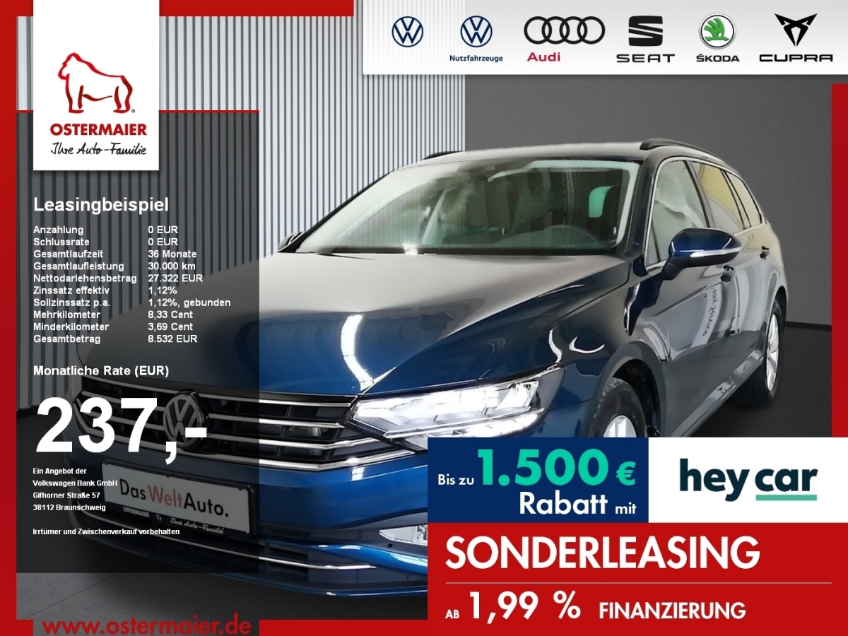 VW Passat B8  Variant 2.0 TDI SCR Business DSG