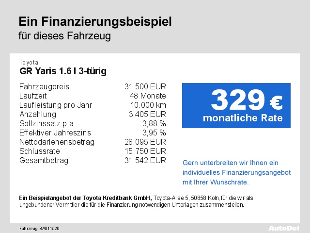 Toyota Yaris XP21 GR  1.6 Turbo 4WD