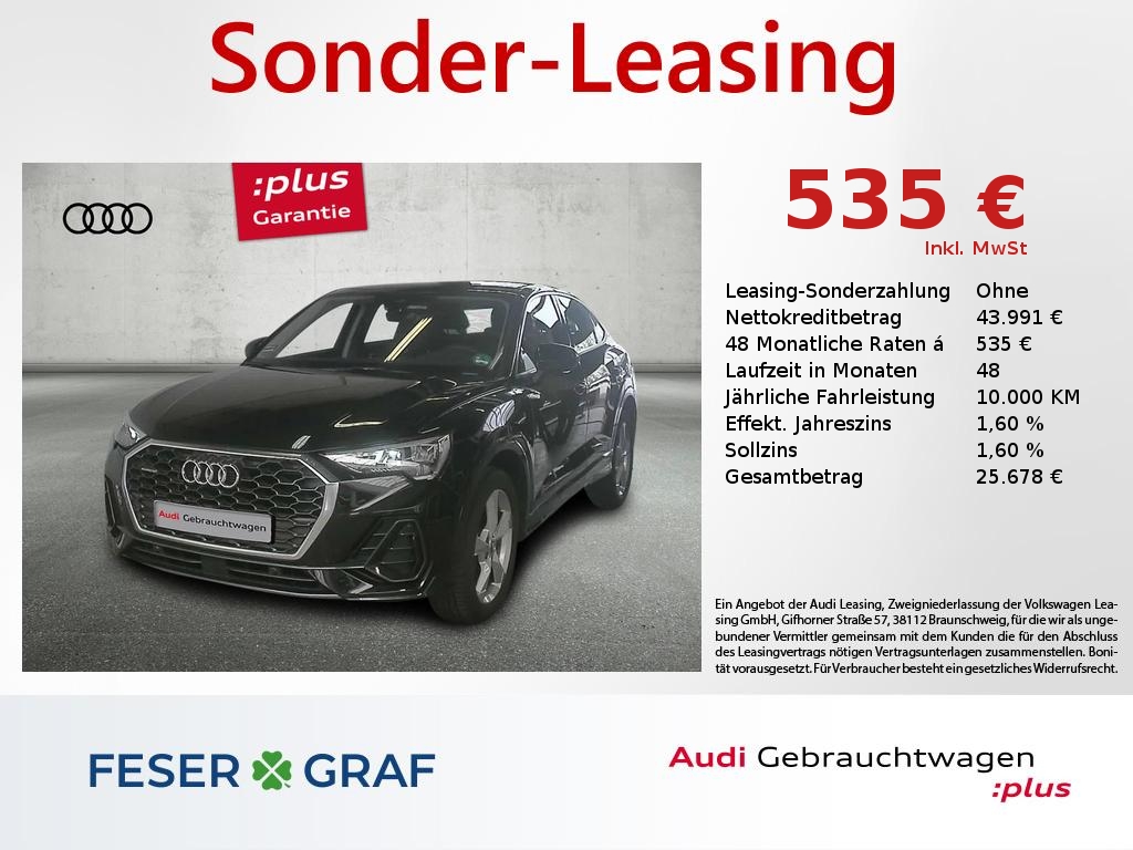 Audi Q3 F3  Sportback 45 TFSI S line quattro S tronic